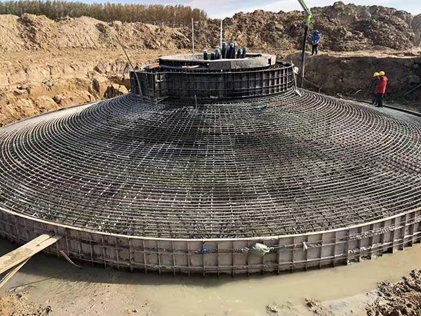 嶺縣龍鳳湖200mw風電制氫示范項目二期道路、風機基礎(chǔ)、箱變基礎(chǔ)及風機平臺施工